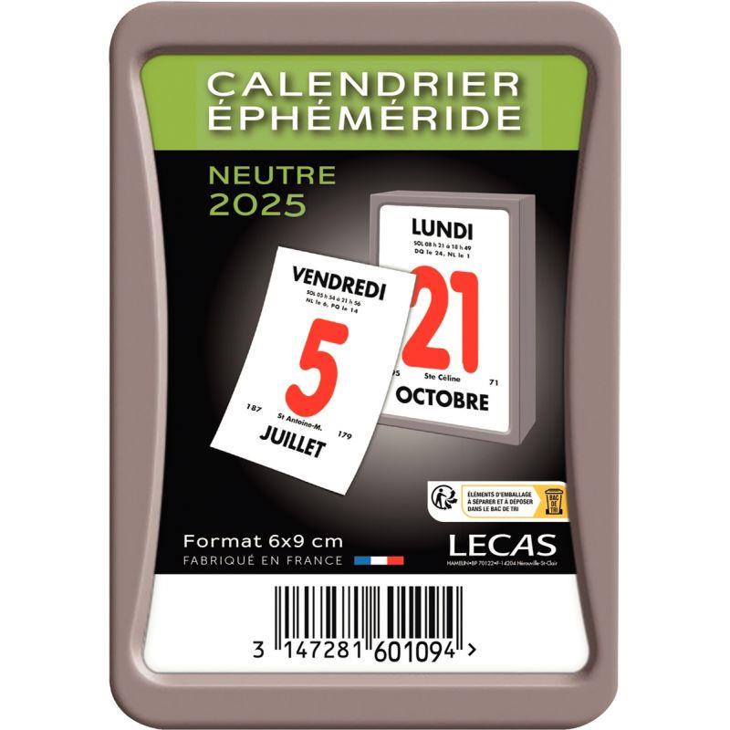 Image de  Bloc éphémeride neutre 
