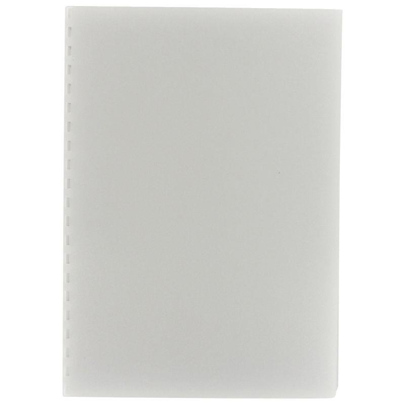 Image de  Paquet de 100 couvertures transparentes A4 perforées 20/100e 