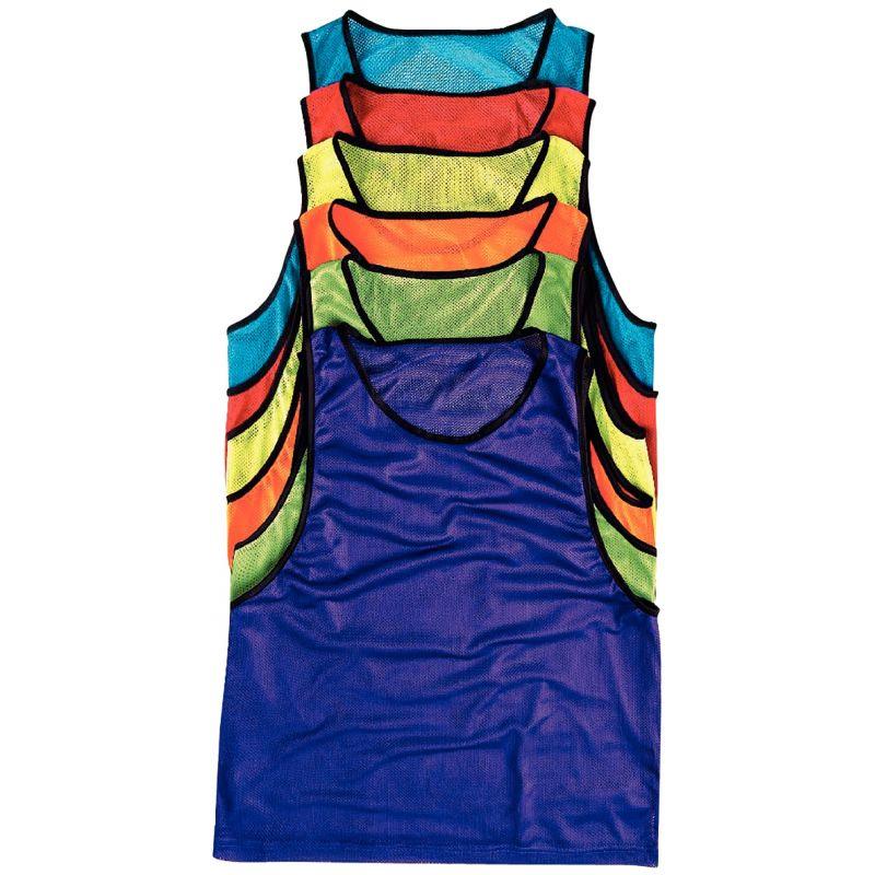 Image de  Lot de 6 chasubles taille S jaune fluo 