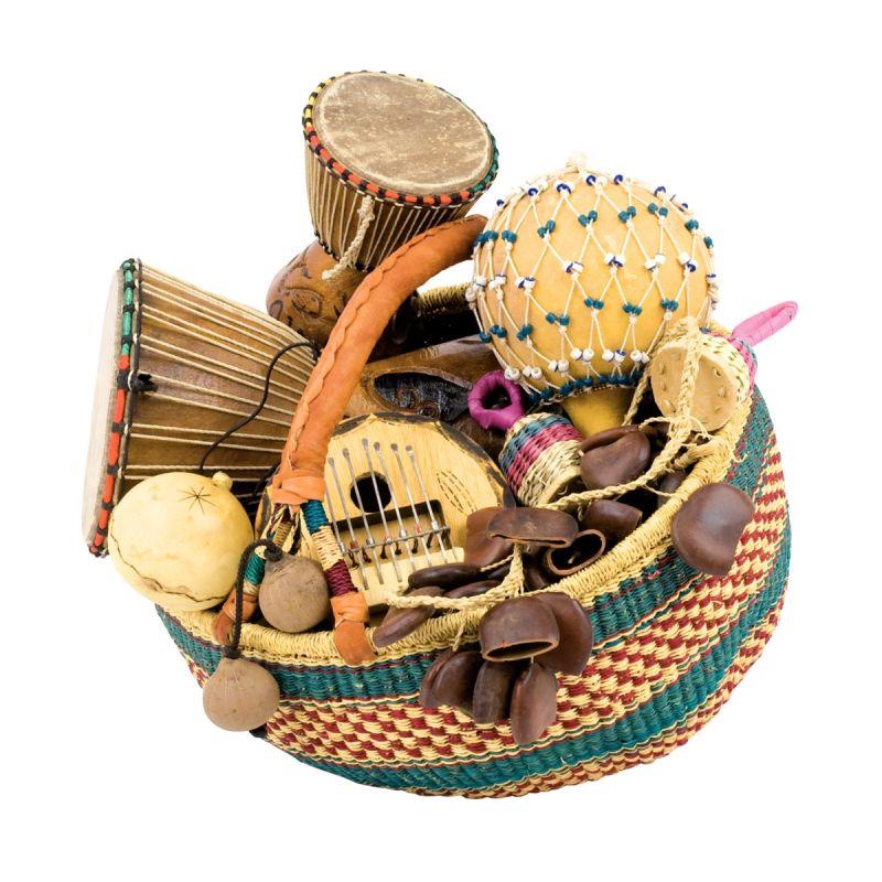 Image de  Panier africain 8 Instruments 