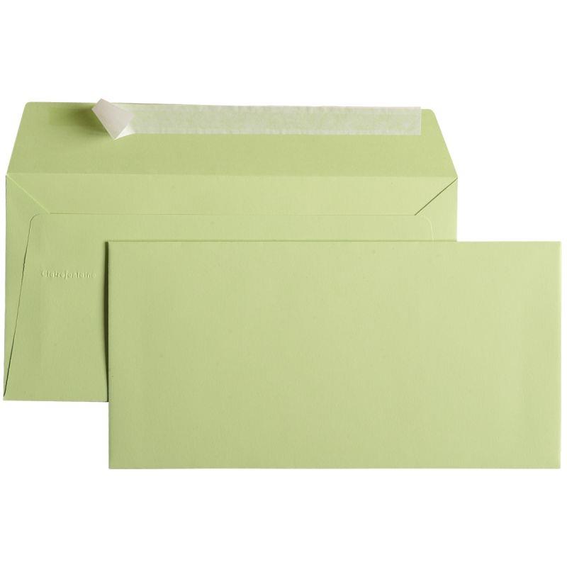Image de  Paquet de 20 enveloppes Pollen 110x220mm 120g vert bourgeon 