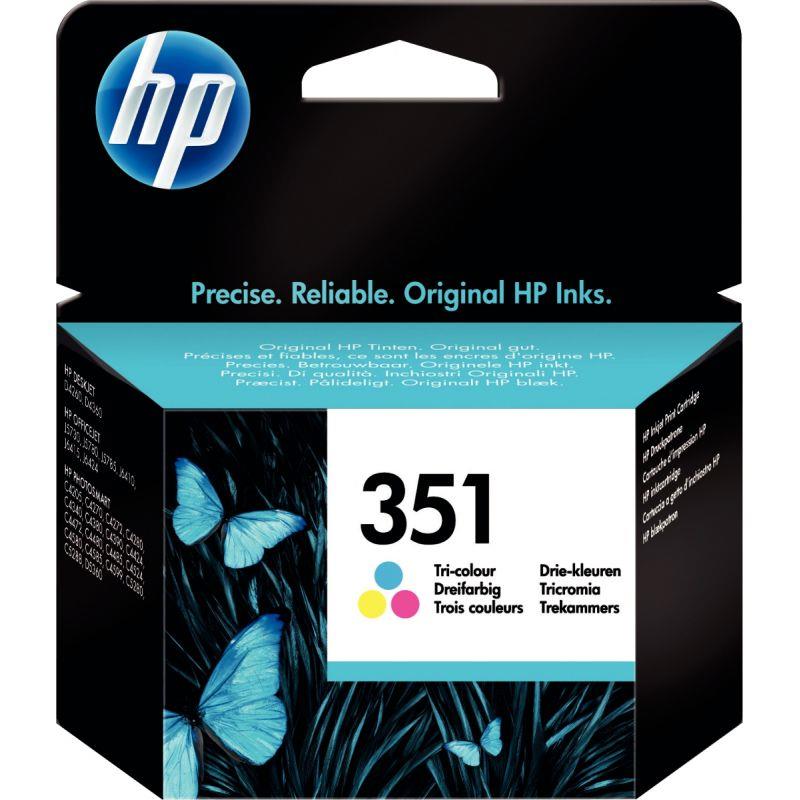 Image de  HP 351 cartouche d''encre trois couleurs authentique (CB337EE) 