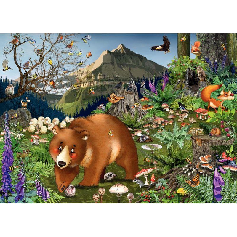Image de  Puzzle en bois d''environ 100 pièces, en montagne 
