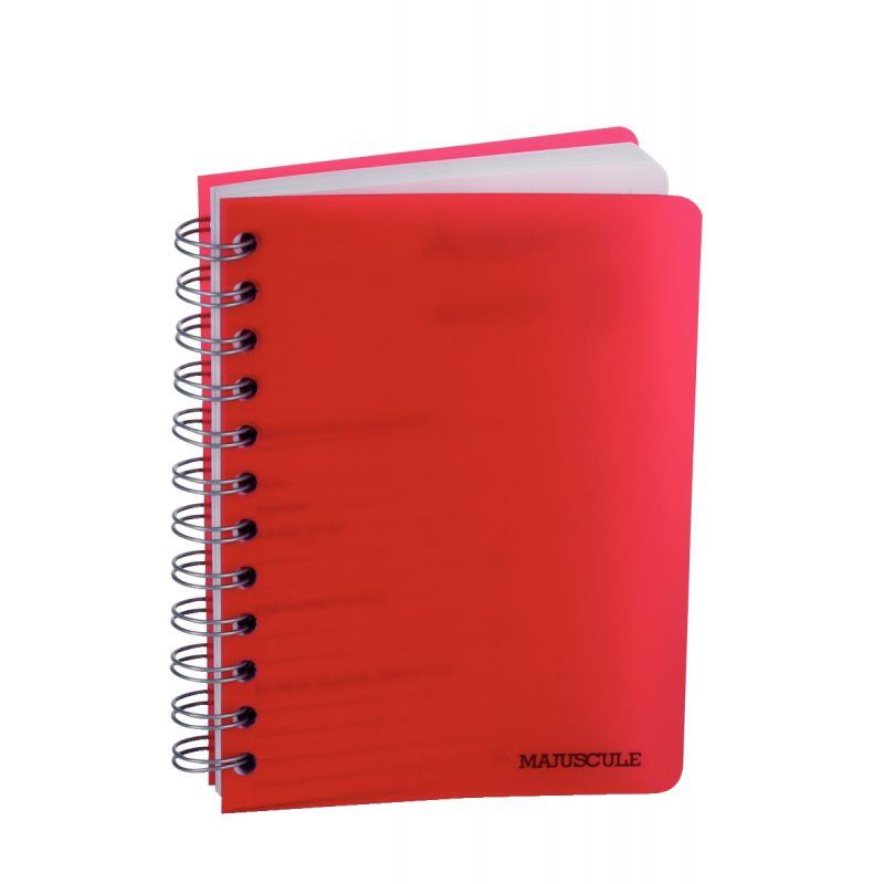 Image de  Agenda de poche spirale polypropylène 12 x 16,5cm assorti 