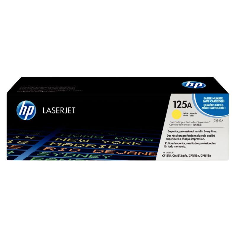 Image de  HP 125A toner jaune authentique (CB542A) 