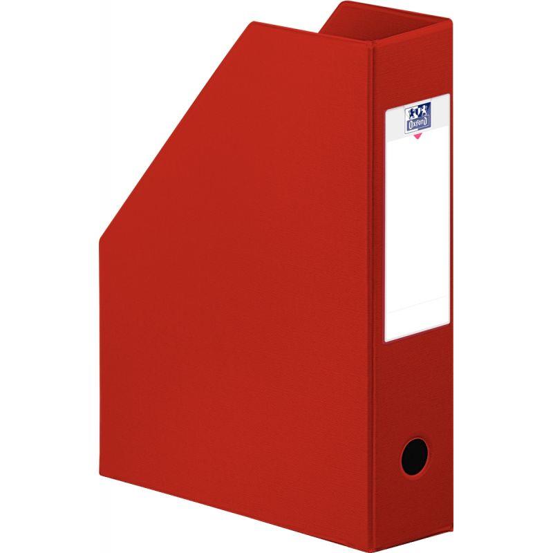 Image de  Porte-revues OXFORD en PVC dos 7cm rouge 