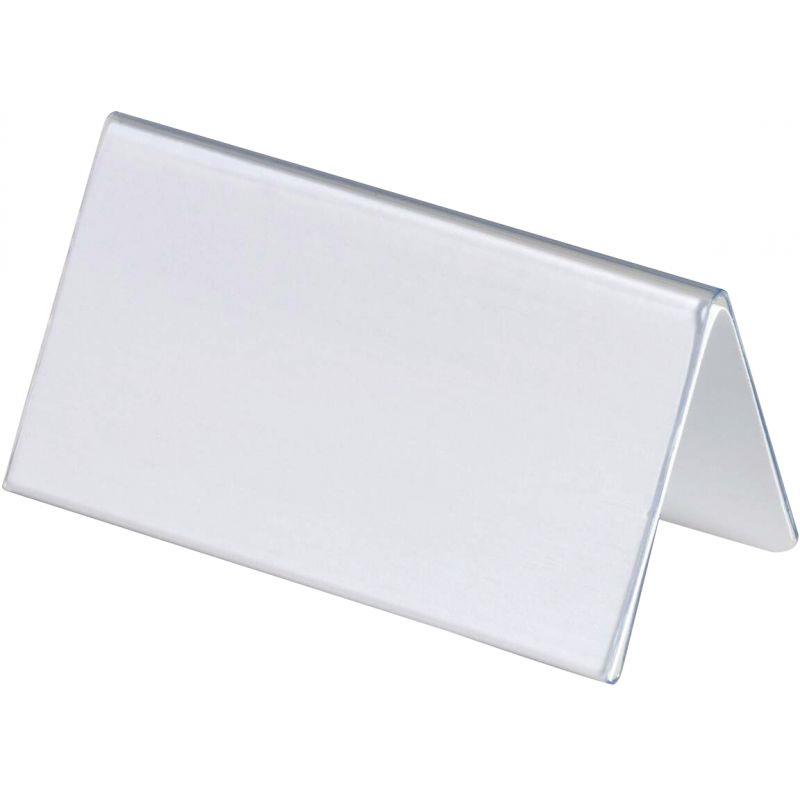 Ref. 76053, Boite de 25 chevalets plastique porte-nom 52/104 x 100 mm, marque DURABLE