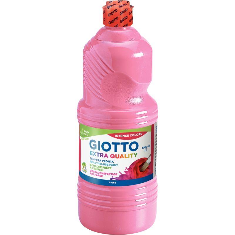 Image de  Flacon de 1L de gouache liquide GIOTTO coloris rose 