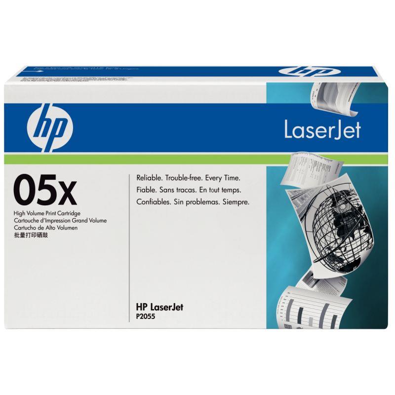 Image de  HP 05X toner noir grande capacité authentique (CE505X) 