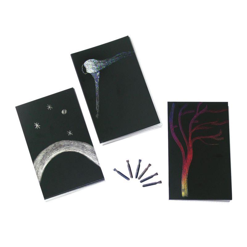 Image de  Kit scolaire de cartes à gratter 