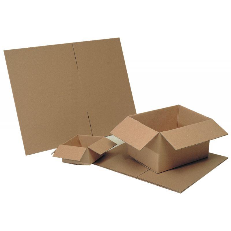 Image de  Paquet de 20 caisses américaines 430x310x250mm simple cannelure 