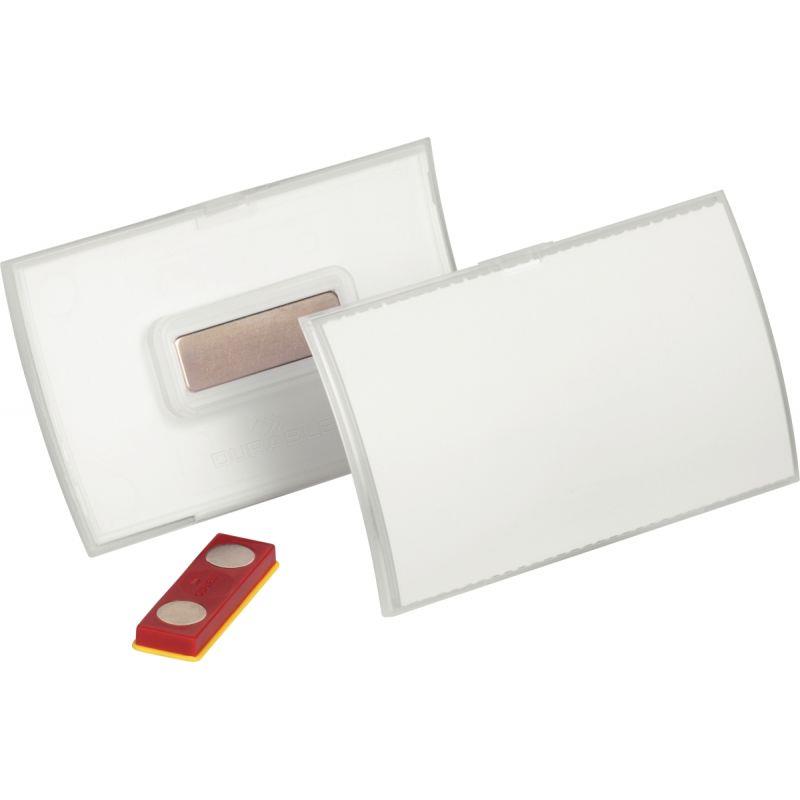 Image de  Boîte de 10 badges pliables Click Fold fixation aimant 