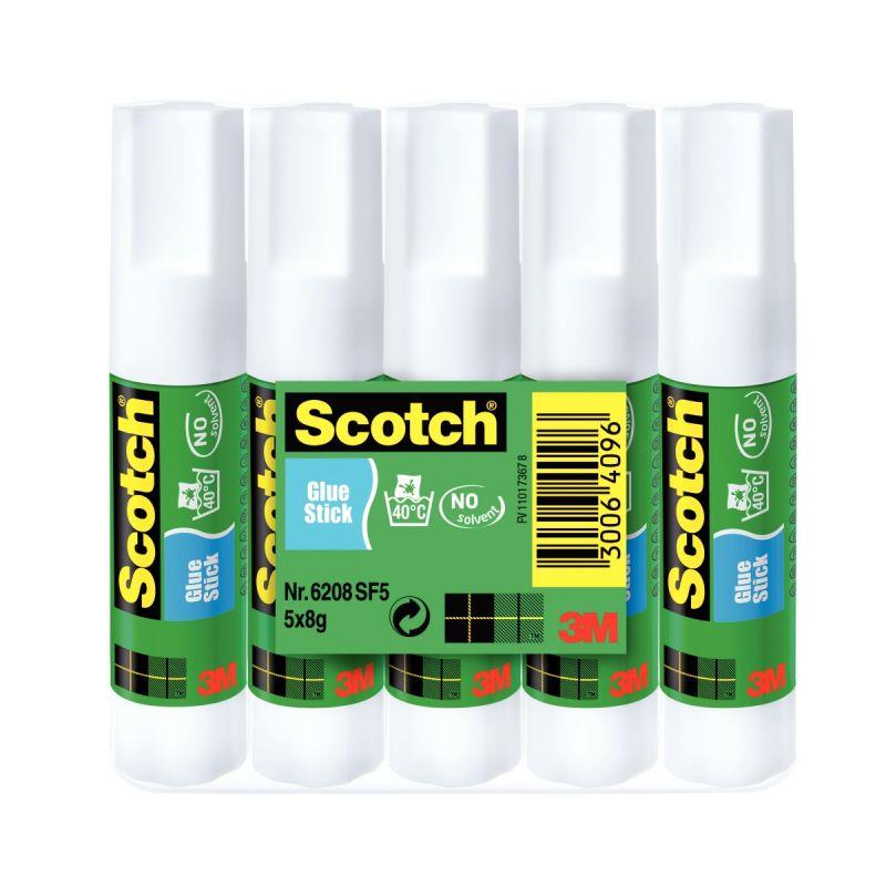 Image de  Lot de 5 bâtons de colles 8g Scotch 