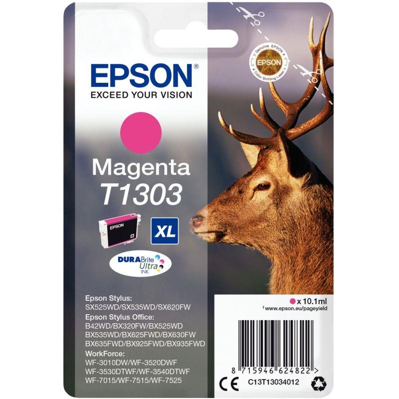 Image de  Epson CERF cartouche jet d''encre magenta très haute capacité authentique (T130340) 