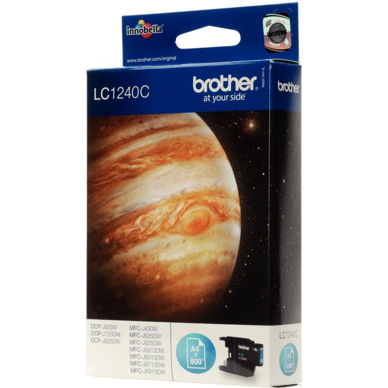 Image de  Brother JUPITER cartouche jet d''encre cyan authentique (LC1240C) 