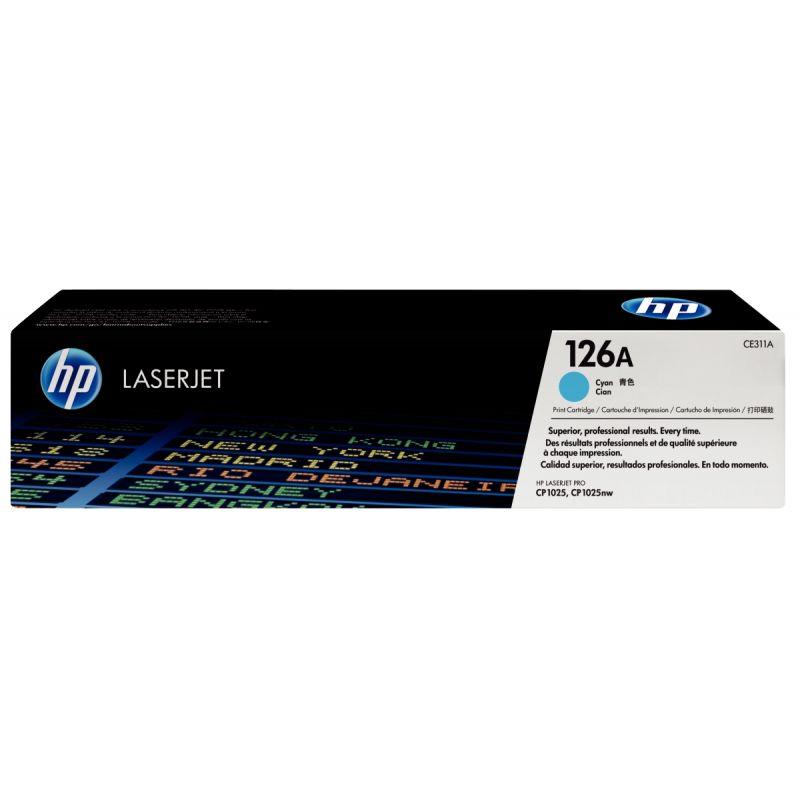Image de  HP 126A toner cyan authentique (CE311A) 