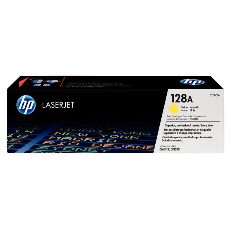 Image de  HP 128A toner jaune authentique (CE322A) 