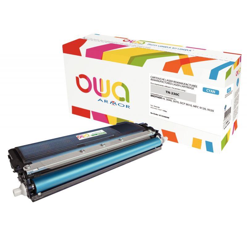 Image de  OWA toner laser cyan remanufacturé compatible Brother TN230C 
