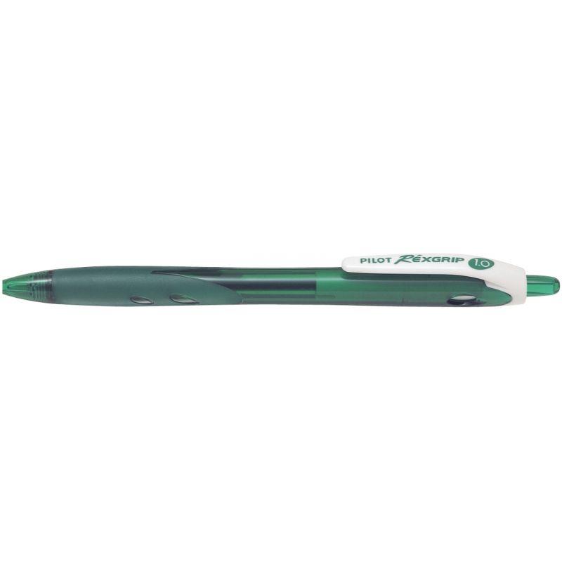 Image de  Stylo bille Rexgrip pointe moyenne vert 