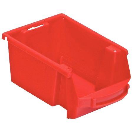 Image de  Bac à bec en polypropylène 157x070x101mm rouge 