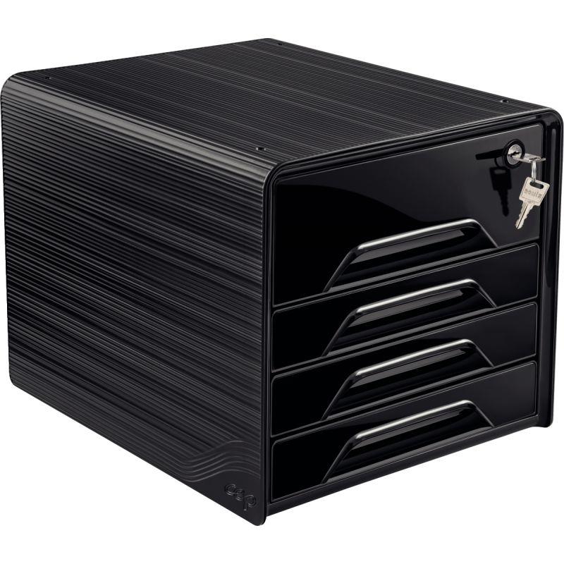 Image de  Module 4 tiroirs SMOOVE sécure noir 