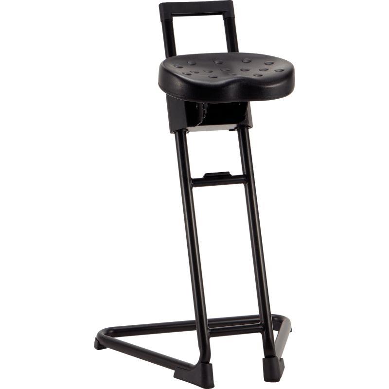 Image de  Lot de 2 tabourets comptoir noir 