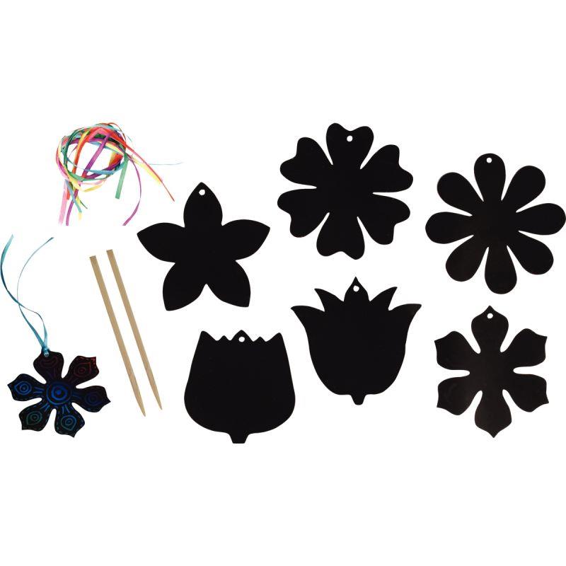 Image de  Sac de 12 fleurs + insectes à gratter 