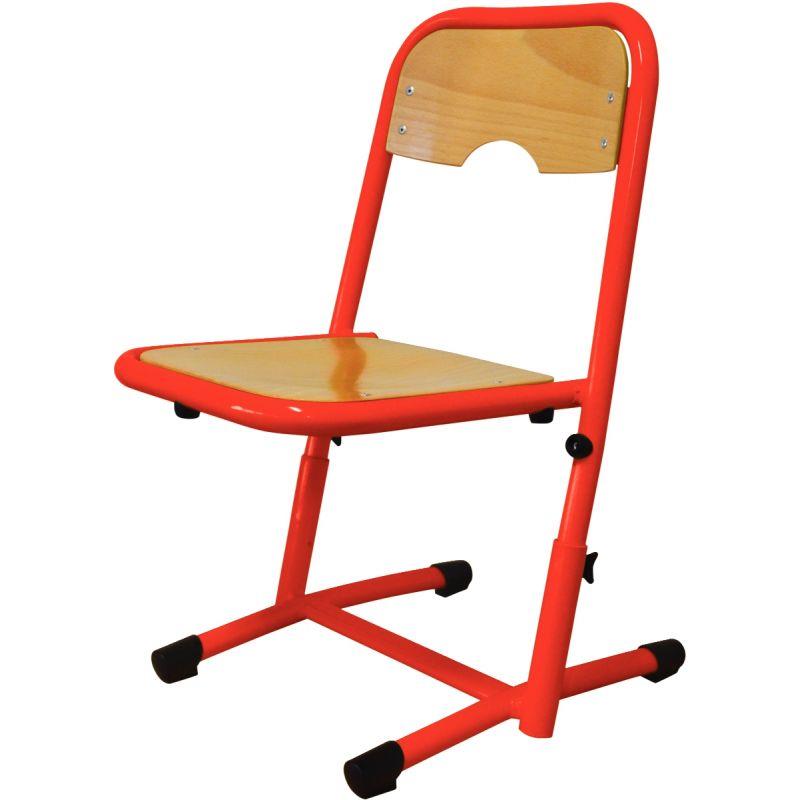 Image de  Chaise réglable appui sur table T1 à T3 rouge 