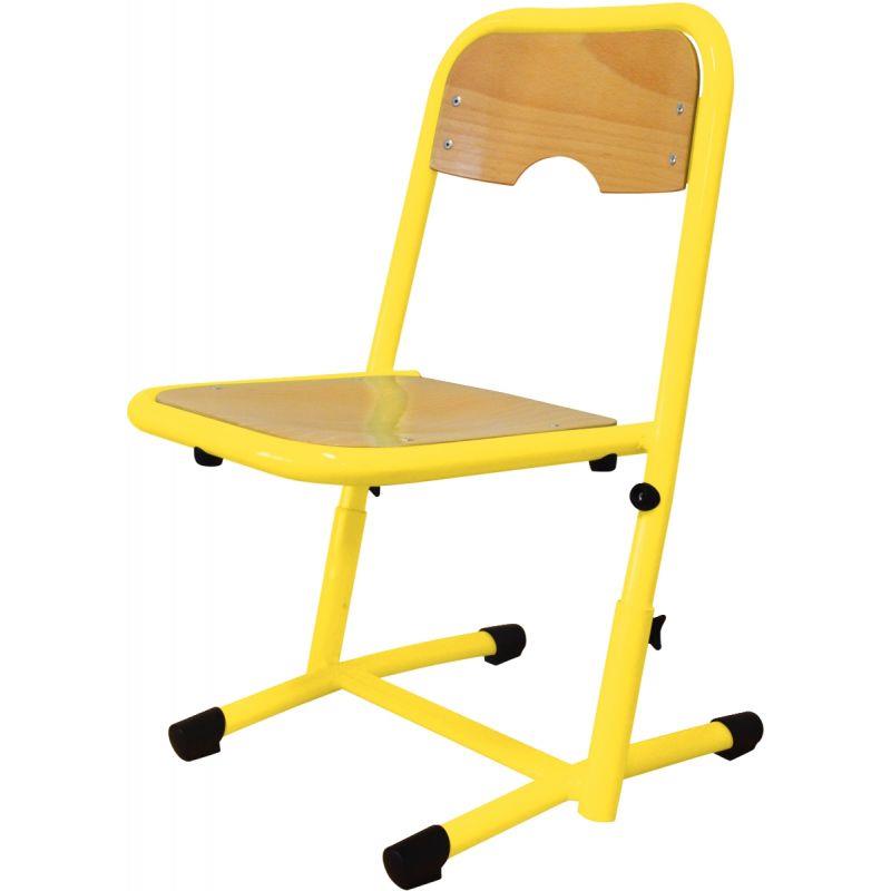 Image de  Chaise réglable appui sur table T1 à T3 jaune 