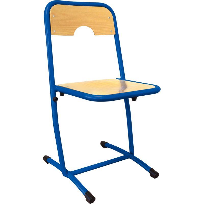 Image de  Chaise fixe appui sur table T5 bleu 