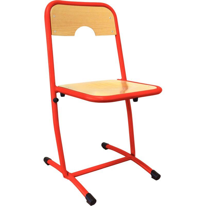Image de  Chaise fixe appui sur table T6 rouge 