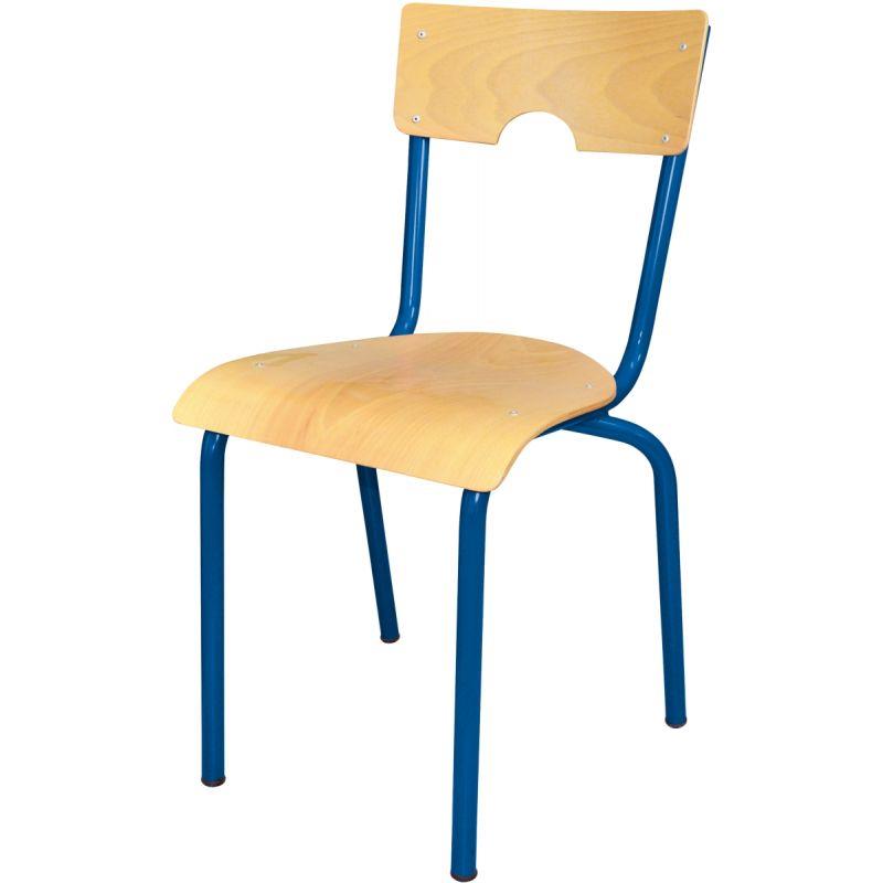 Image de  Chaise 4 pieds T4 bleu 