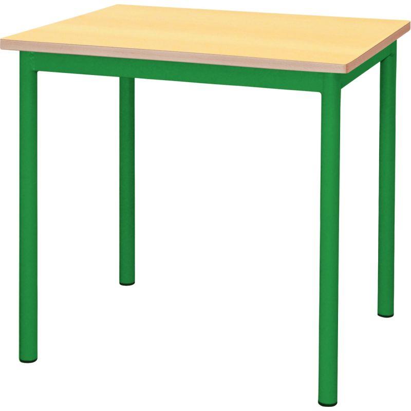 Image de  Table fixz 4 pieds 60x50cm T2 vert 