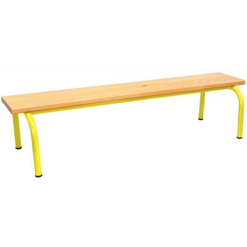Image de  Banc sans dossier L120cm T1 jaune 