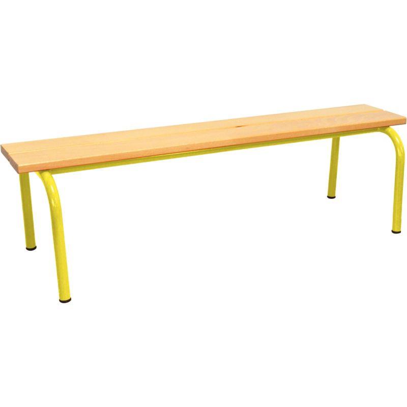 Image de  Banc sans dossier L120cm T3 jaune 
