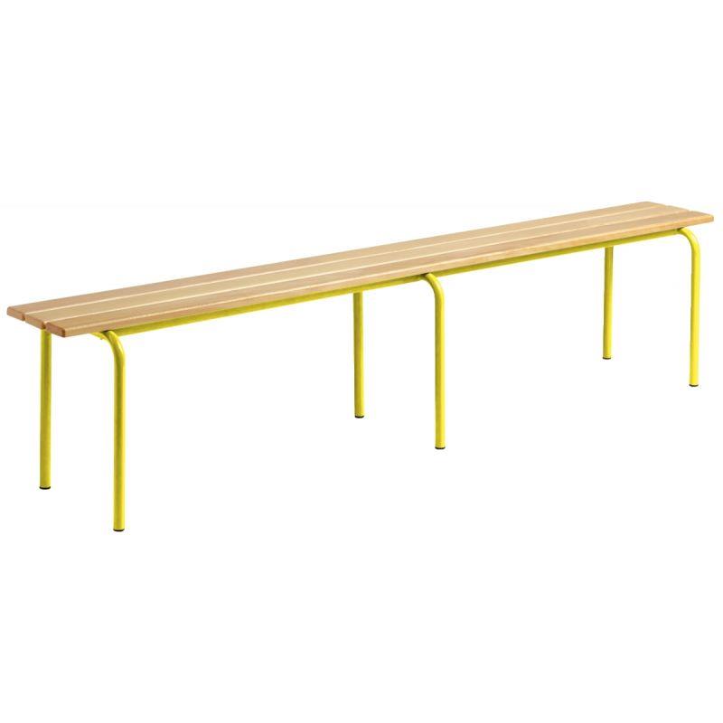 Image de  Banc sans dossier L200cm T3 jaune 