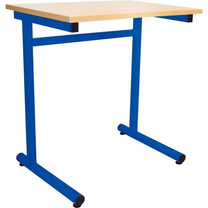 Image de  Table fixe 1 place 70x50cm T5 bleu 