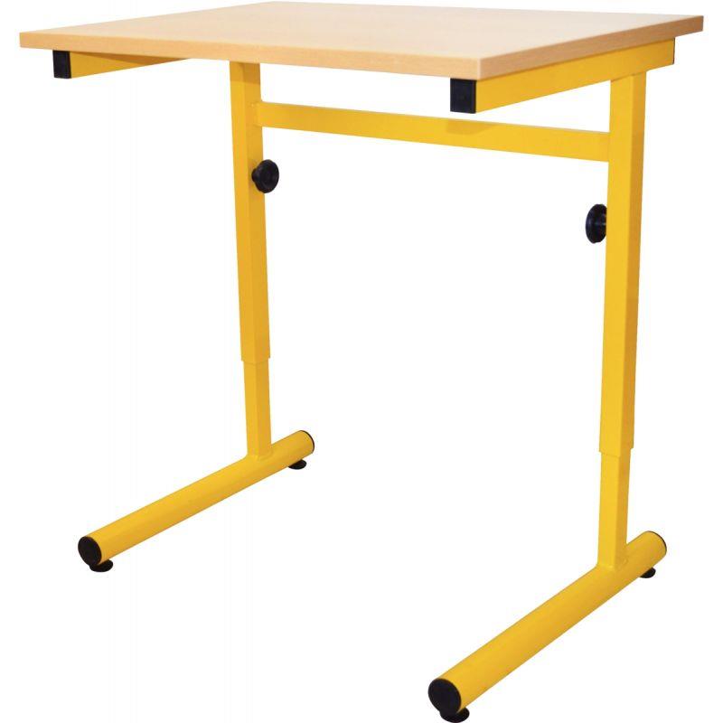 Image de  Table réglable 70x50cm T4 à T6 jaune 