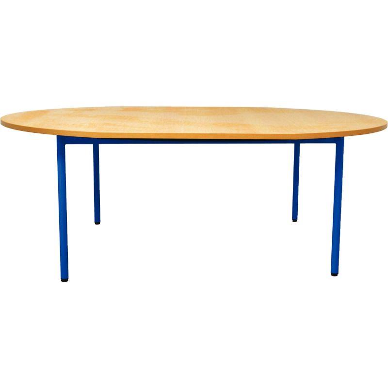 Image de  Table  ovale 120x90cm T2 bleu 