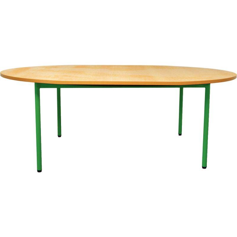 Image de  Table  ovale 120x90cm T3 vert 