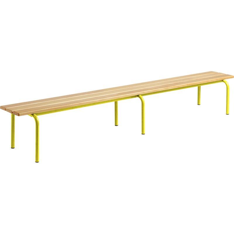 Ref. 92800, Banc sans dossier L160cm T1 jaune, marque N.C