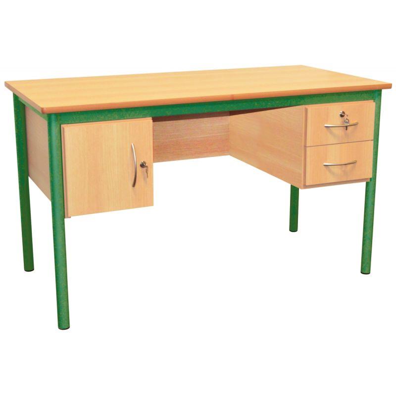 Image de  Bureau du professeur 130x65cm vert 