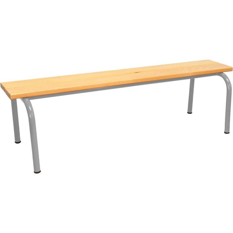 Image de  Banc sans dossier L120cm T3 gris alu 