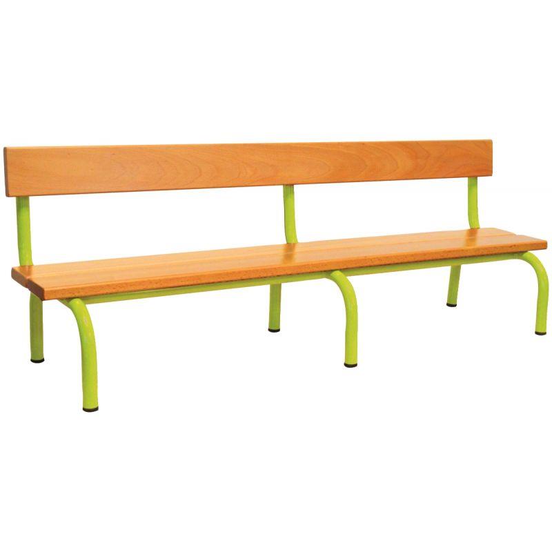 Image de  Banc avec dossier L160cm T2 vert granny 