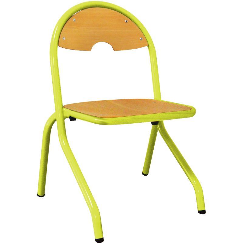Image de  Chaise 4 pieds appui sur table T3 vert granny 