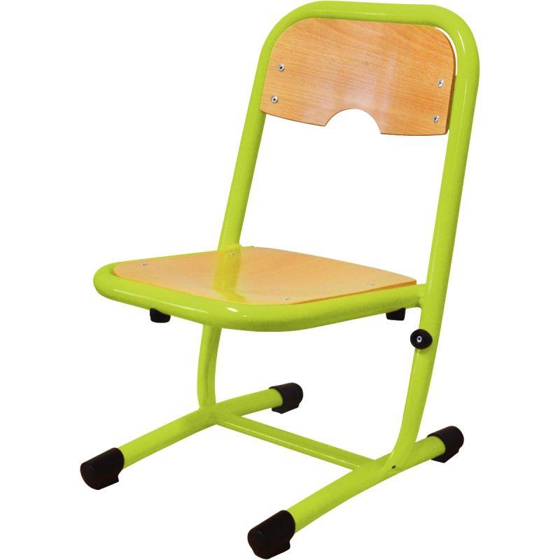 Image de  Chaise fixe appui sur table empilable T1 vert granny 