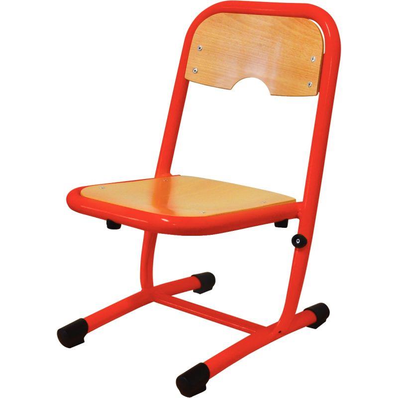 Image de  Chaise fixe appui sur table T3 rouge 