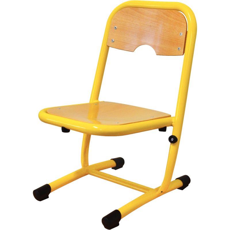 Image de  Chaise fixe appui sur table T3 jaune 