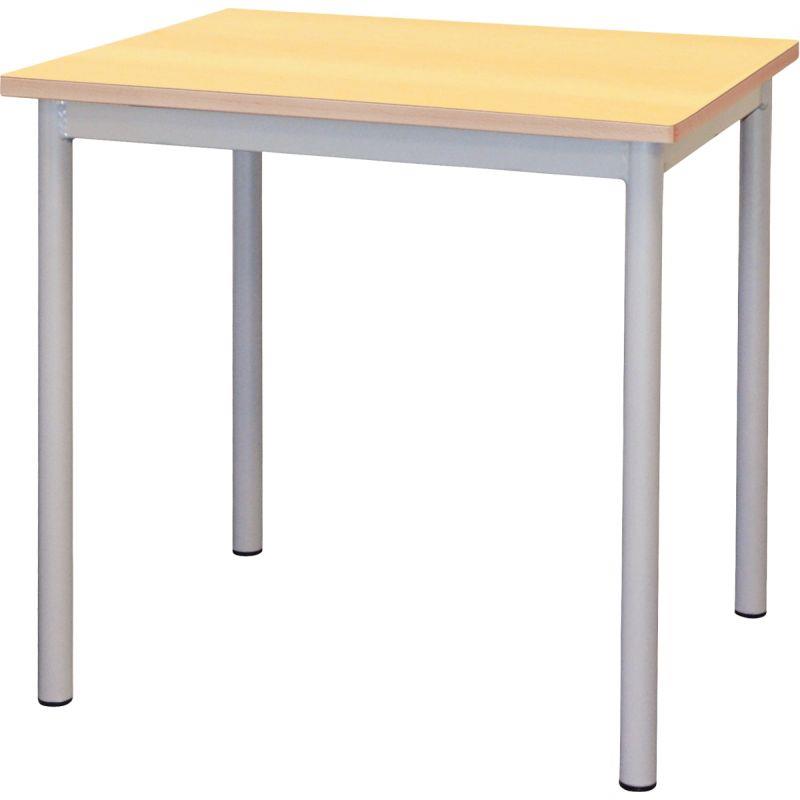Image de  Table maternelle 60x50cm T3 gris alu 