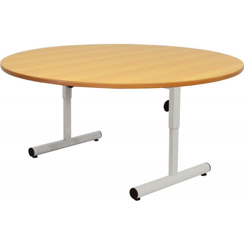 Image de  Table diamètre 120cm T1 à T3 gris alu 